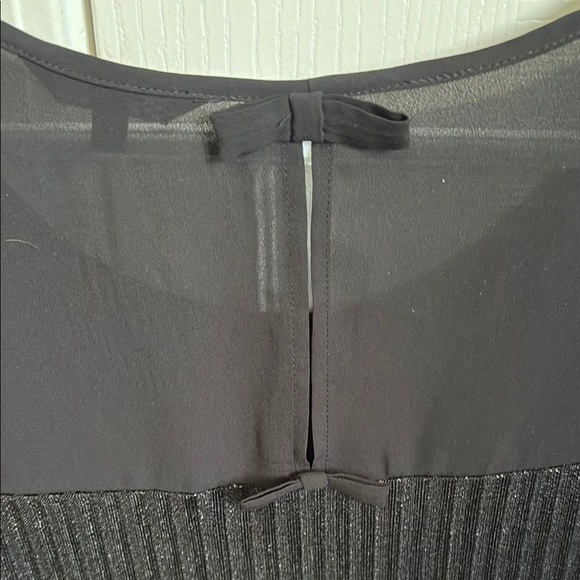 Black Ribbed Short Sleeve T-Shirt - Picture 4 of 5